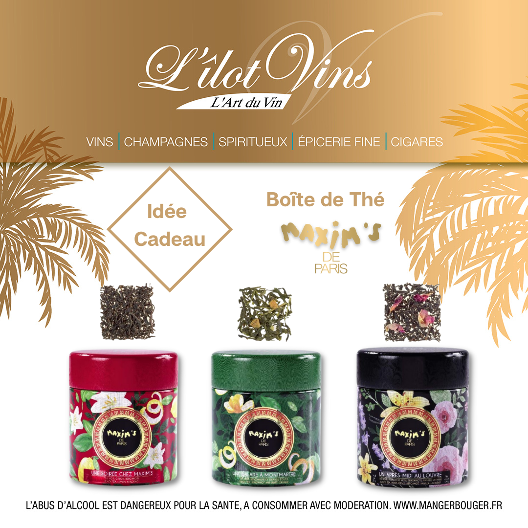 Assortiments Chocolats, Biscuits, Thé, Coffrets MAXIM'S | Idée Cadeau L