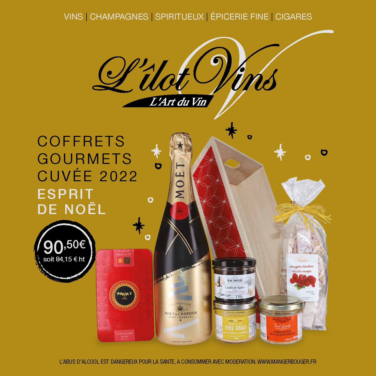 Découvrir les coffrets cadeaux 2022 disponibles chez L'îlot Vins Martinique