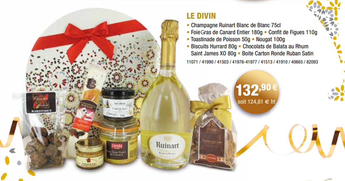 Coffret cadeau champagne et epicerie fine