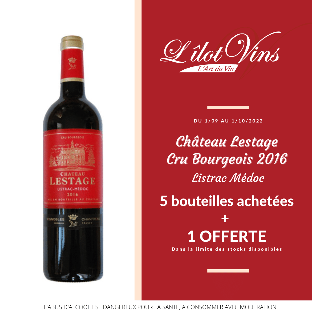 Château Lestage - Cru bourgeois 2016 - L'îlot Vins Martinique